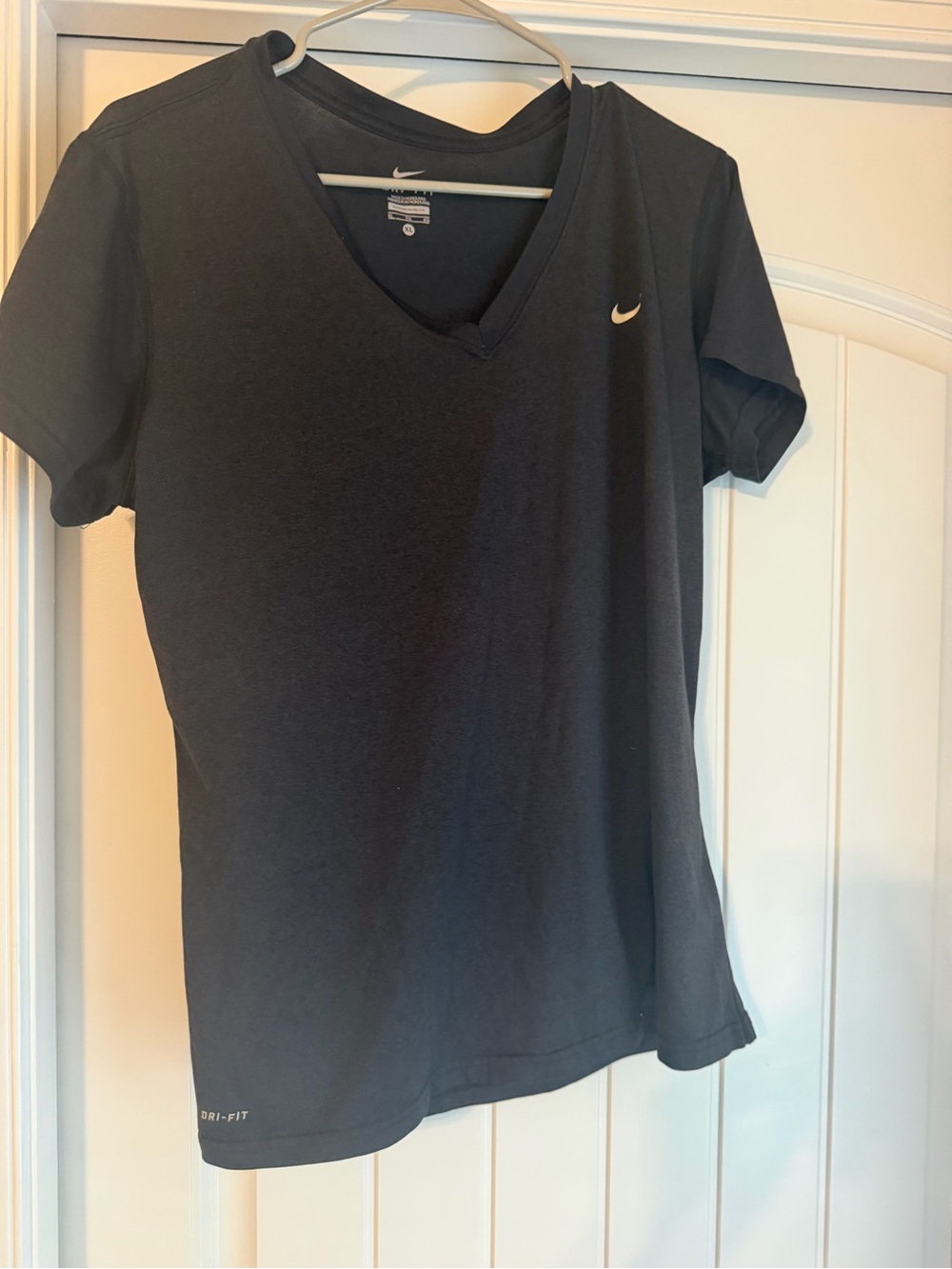 Women’s Nike dri fit v neck black size XL shirt